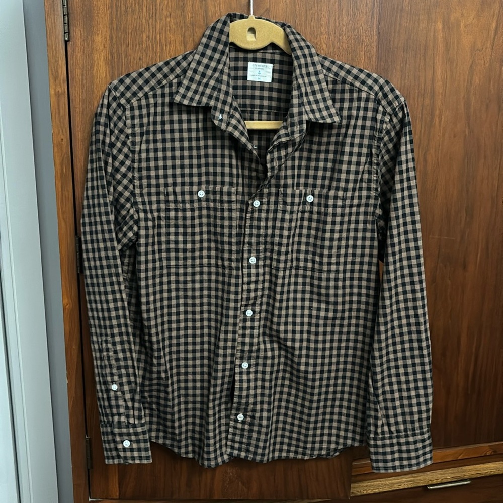 Crewcuts boys flannel shirt size 14
